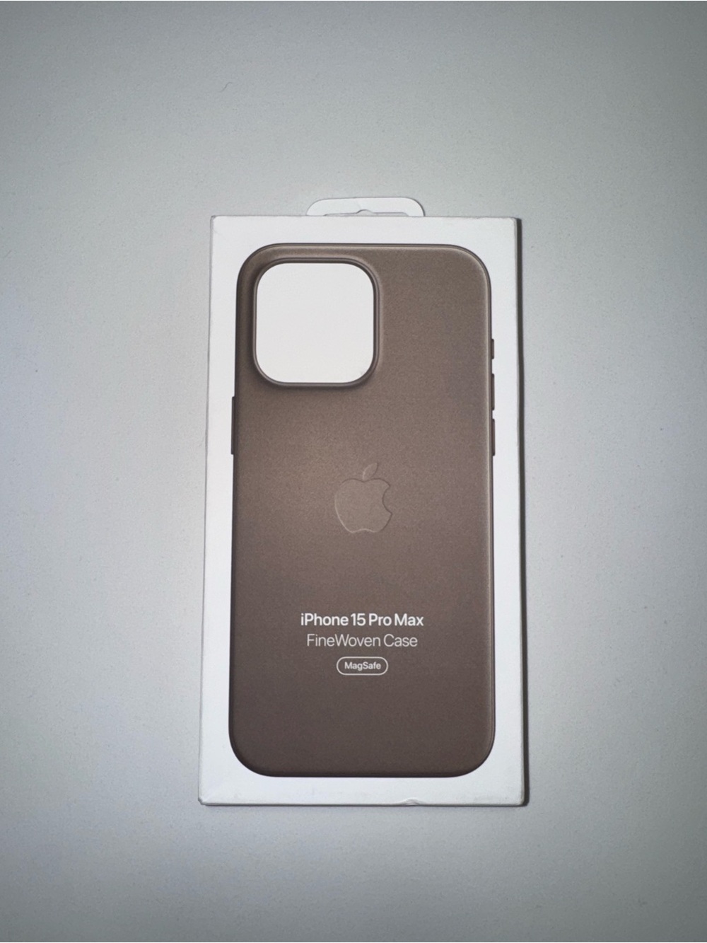 Apple FineWoven iPhone 15 Pro Max Case - Taupe